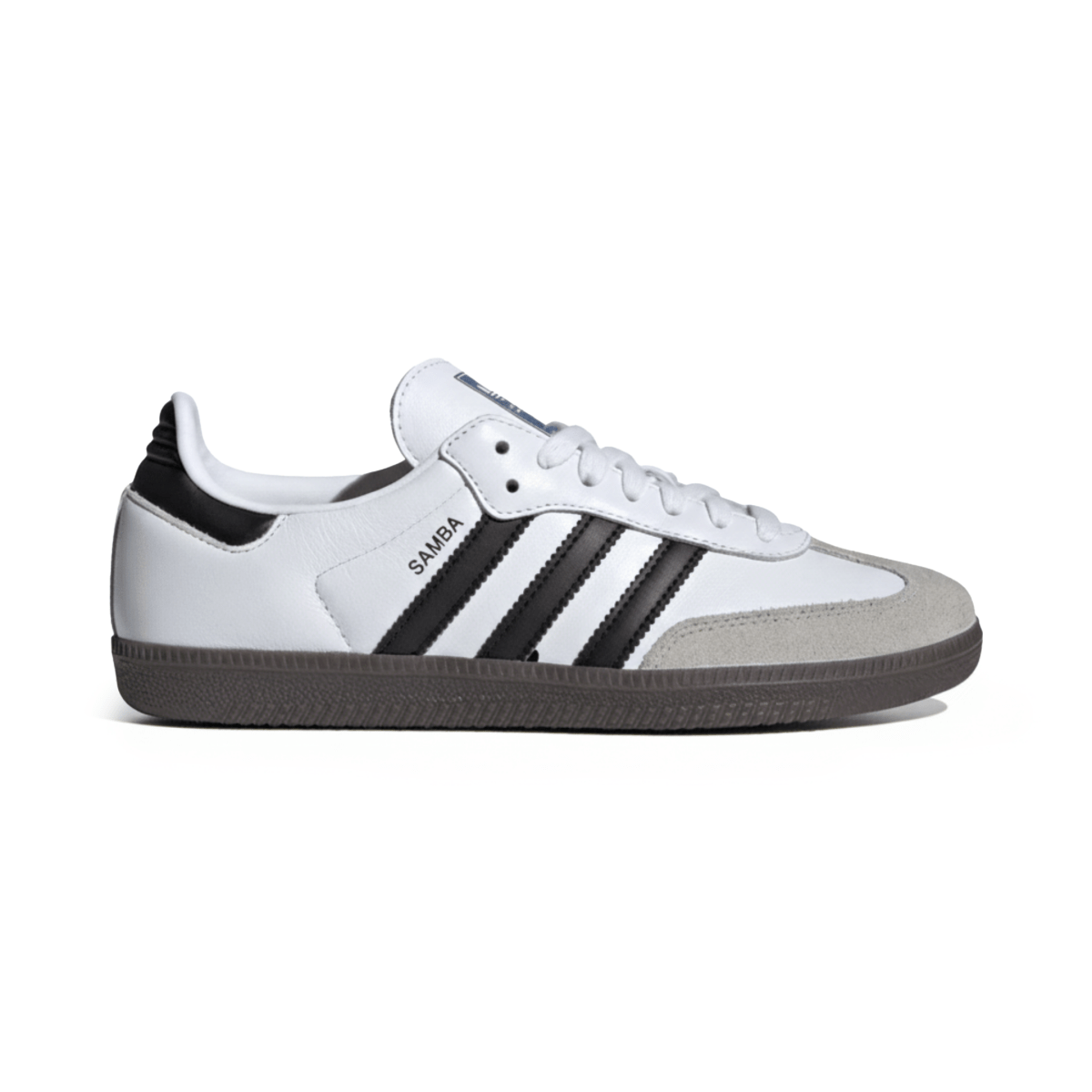 adidas SAMBA OG ホワイト/ブラック/グレー 10 27.5 Adidas Kids (Grade School) Samba OG White/Black/Gum – Tip Top