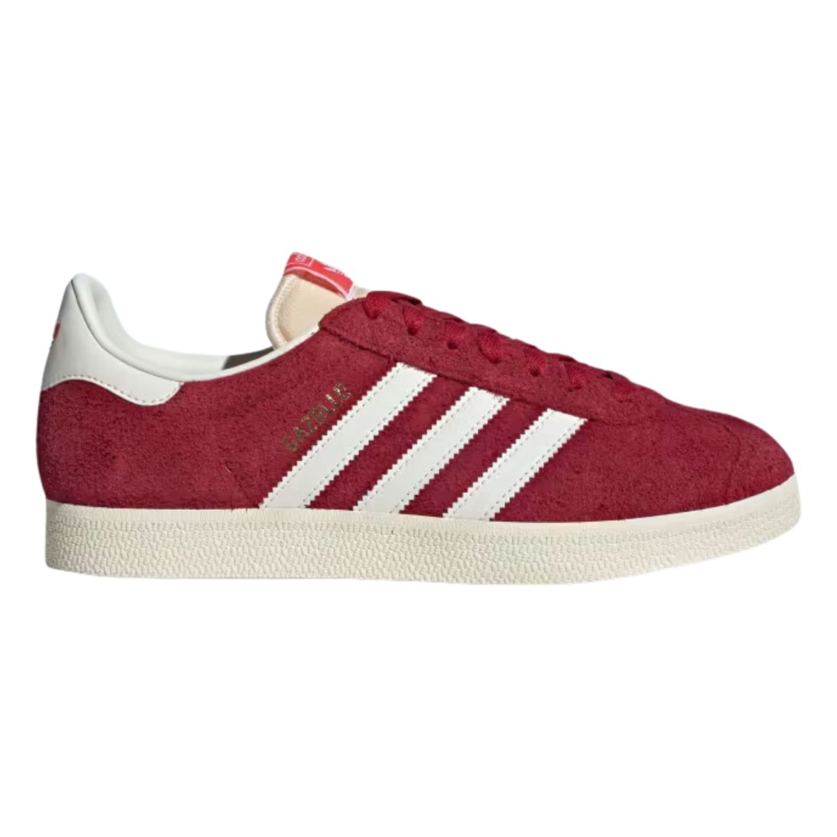 adidas Originals Gazelle チームビクトリーレッド Adidas Men's Gazelle Team Victory Red/Off White/Cream White – Tip
