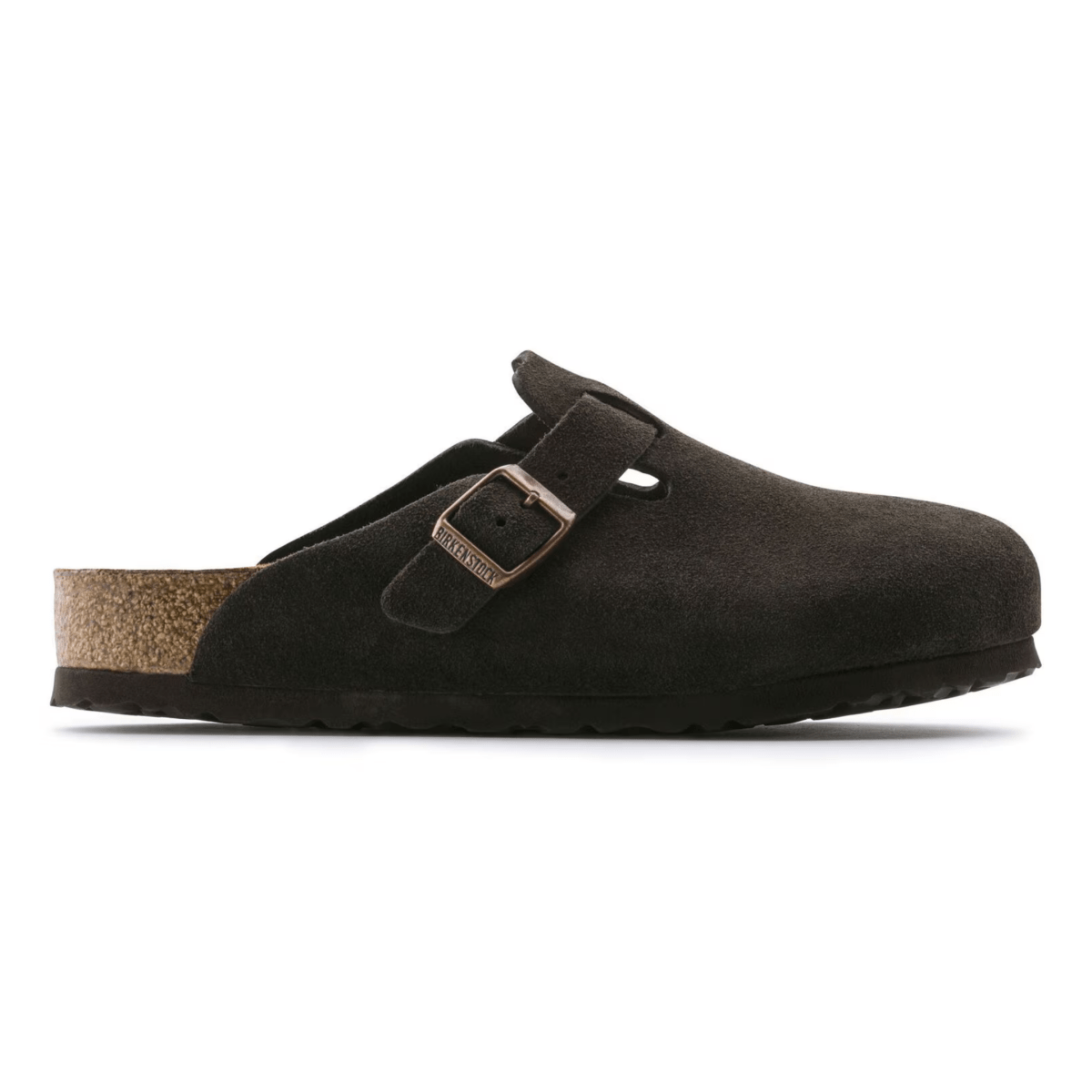 Birkenstock Men's Boston Soft Footbed Mocha Suede - Tip Top Shoes