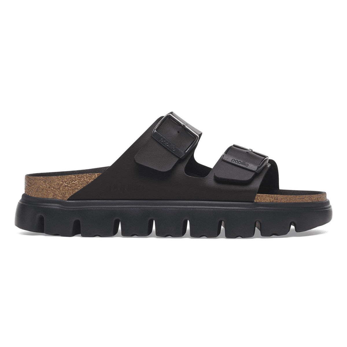 Birkenstock Arizona Black Birko-Flor Two Strap Sandals Size 41 Regular Fit Men main image 2