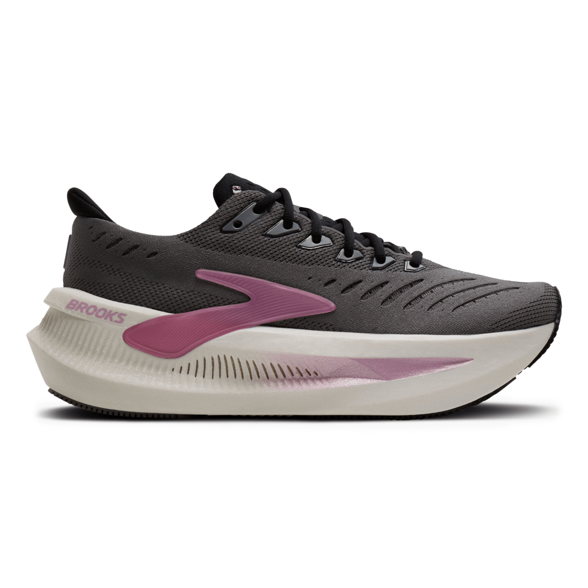 Brooks Women's Glycerin Max 2 Grey/Purple/Coconut/Metallic – Tip