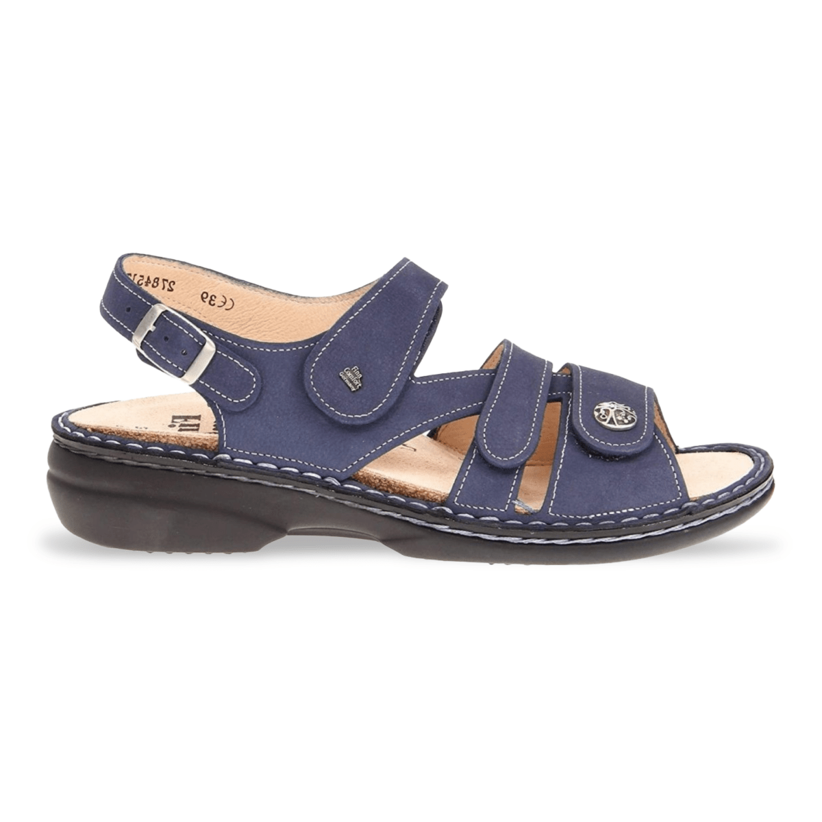 Finn Comfort Women's Gomera Blue Buc - Tip Top Shoes of New York