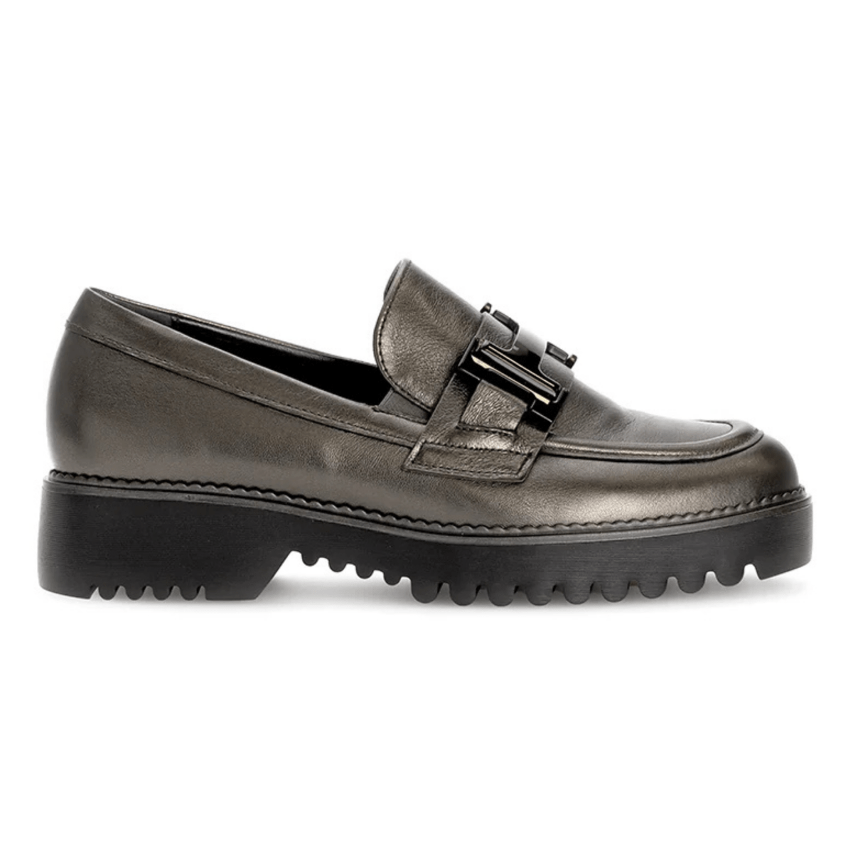 gabor dress shoes Gabor 72.452 Bit Loafer in Smog Metallic at Nordstrom, Size 7Us