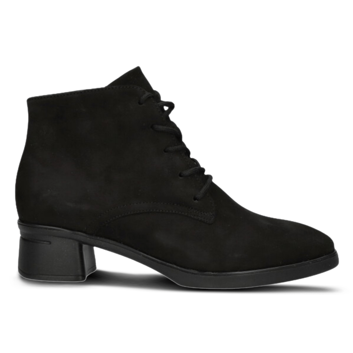 Hartjes Black Lace Up Dress Shoes XS Casual Zip/Tie – COMFORT ONE SHOES main image 3