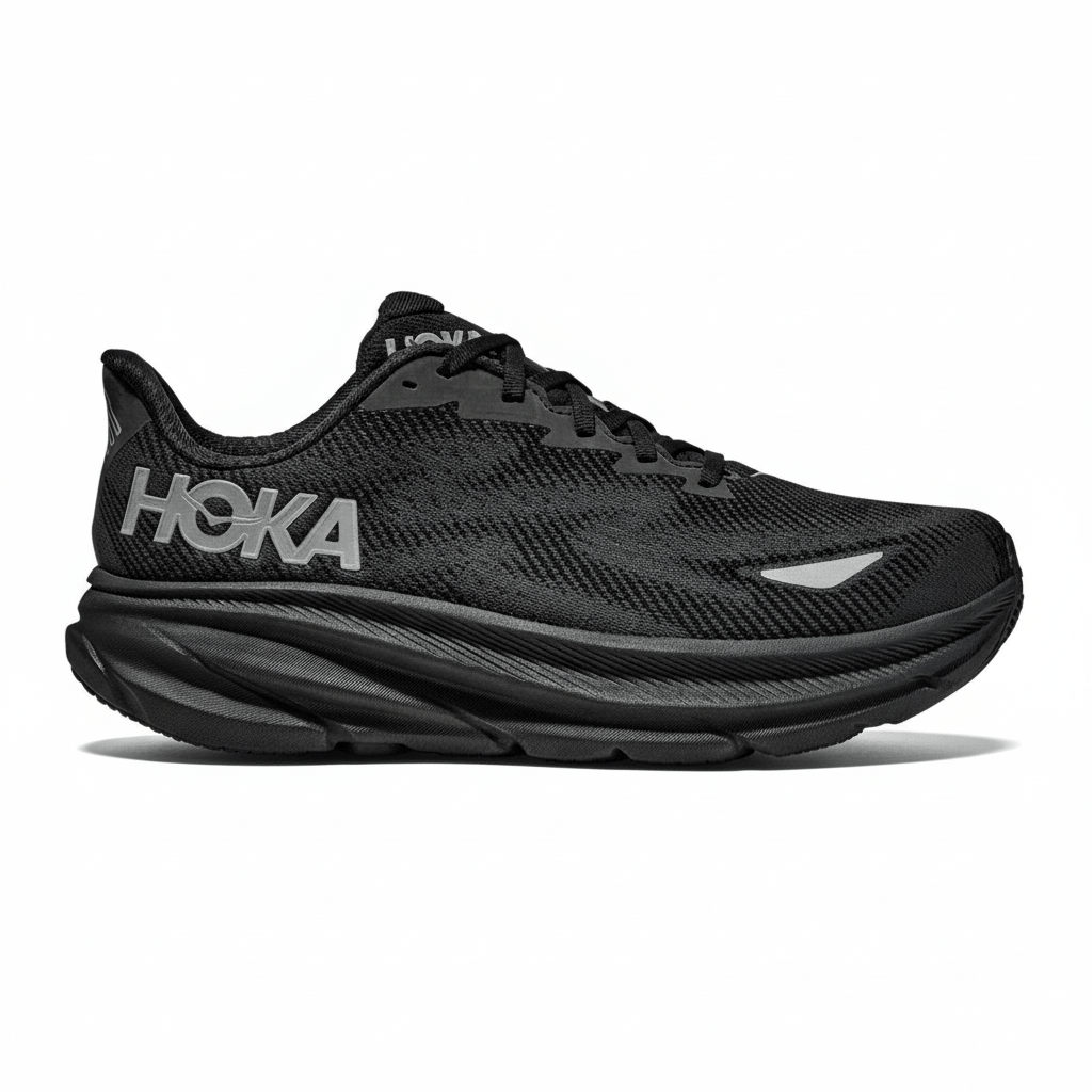 Hoka One One Men's Clifton 9 Black/Black Gore-Tex – Tip Top Shoes