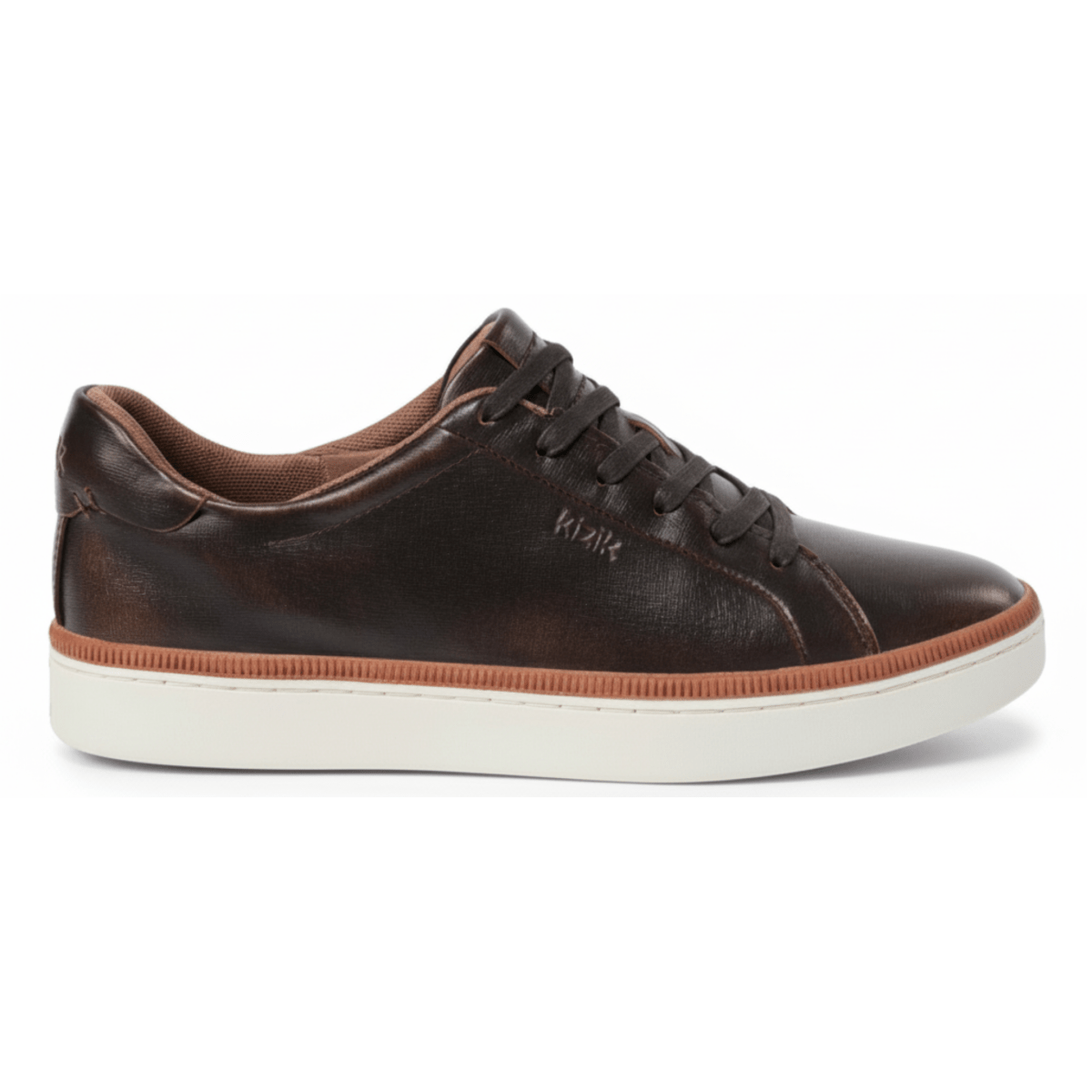 Kizik Men's Sonoma Brown Leather – Tip Top Shoes of New York