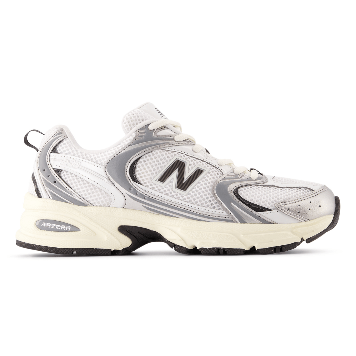 New Balance Men's U530ESA Silver Metallic/Black Cement – Tip Top