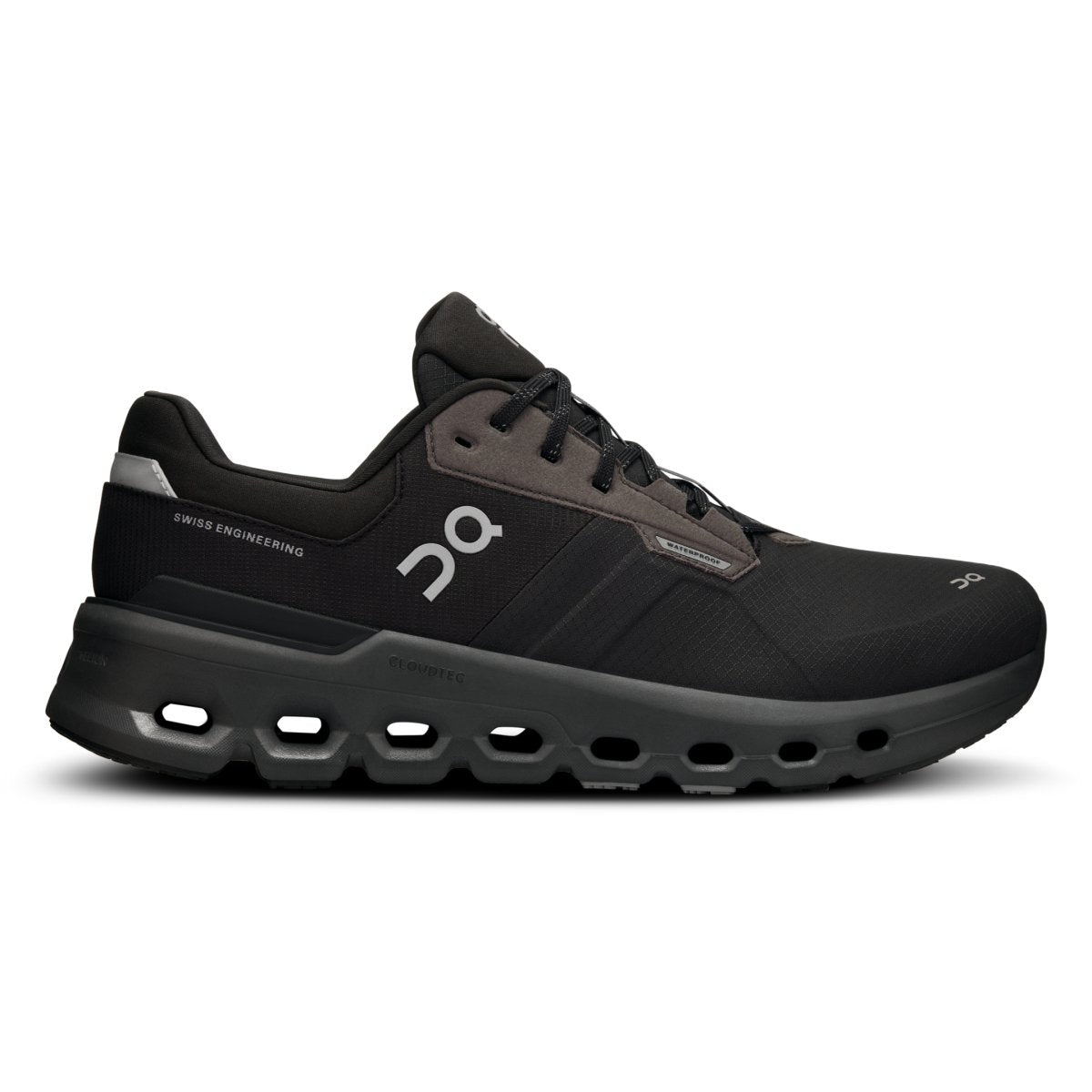 Onスニーカー　Cloudrunner2 On Running Men's Cloudrunner 2 Waterproof Magnet/Black – Tip Top