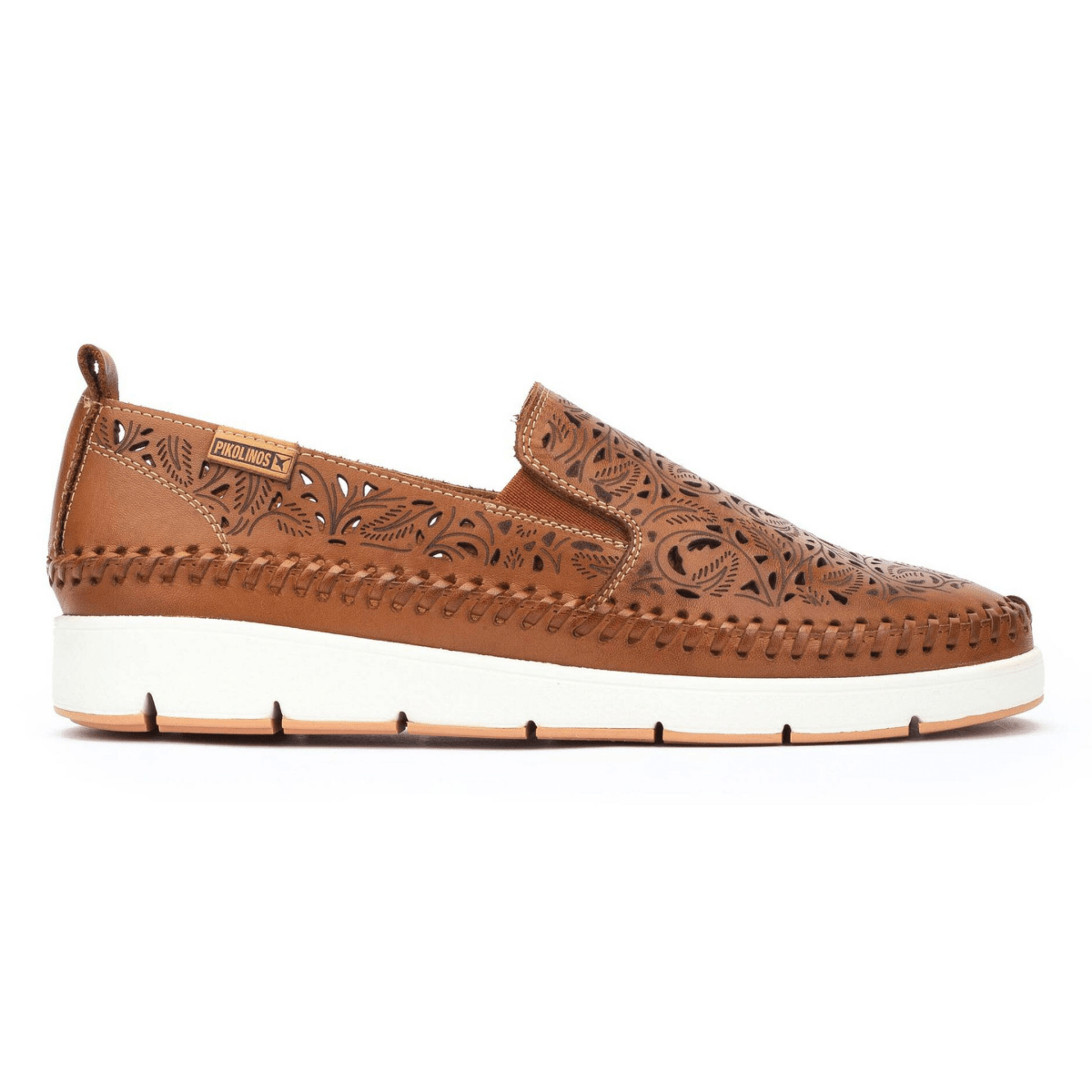PIKOLINOS Tan Leather Slip-On Loafers Pikolinos Aldaya W8J-3541C2 Slip On Loafer (Women) - Marfil  main image 4