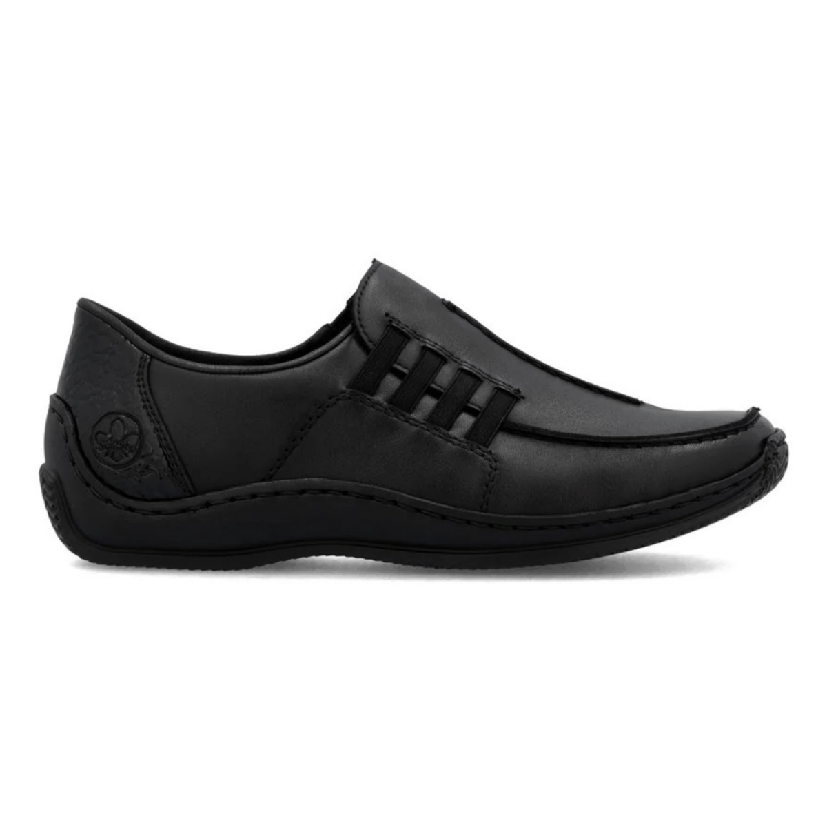 Rieker Women's L1777-00 Celia Black/Granite 40 / Black / Medium