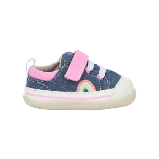 See Kai Run Toddler's (Sizes 3.5-5) Stevie Chambray/Pink - 1081044 - Tip Top Shoes of New York