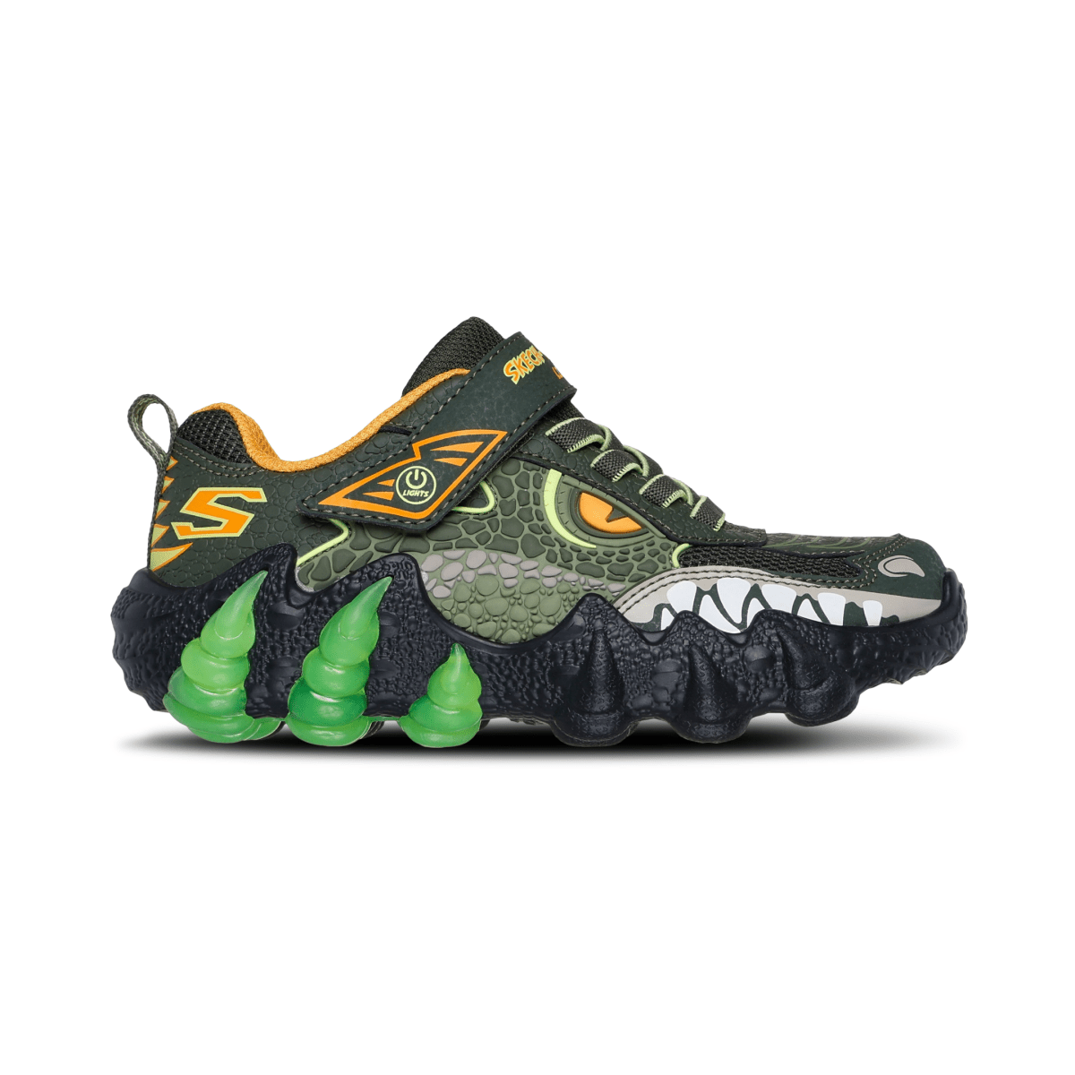 Skechers Preschool 400121LOLV Skech-O-Saurus Light 2.0 Olive – Tip