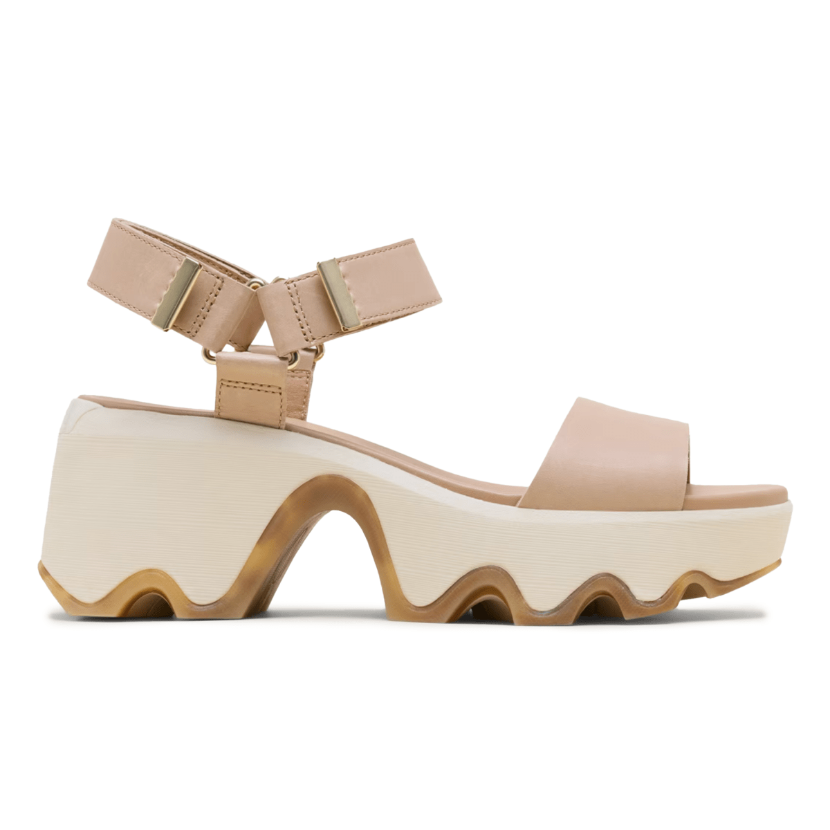 Sorel Women's Kinetic Aura Y-Strap Honest Beige/Bleached Ceramic