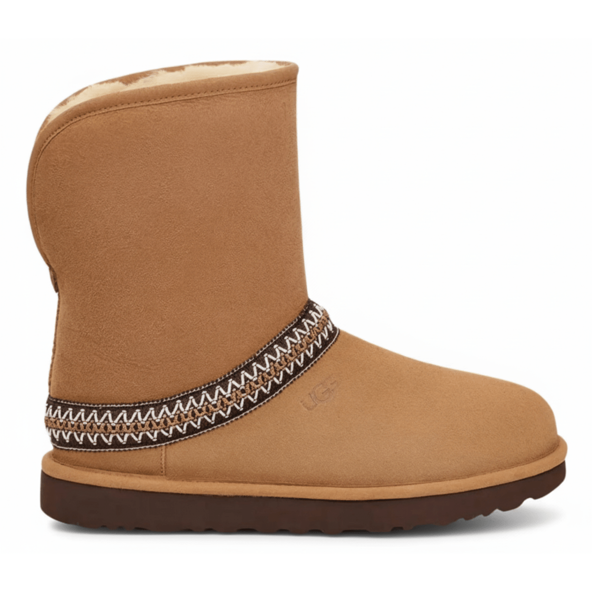 UGG Women's Classic Short Crescent Chestnut – Tip Top Shoes of New UGG Women's Classic Short Crescent Chestnut – Tip Top Shoes of New