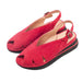 Yes Women's April Red Suede - 9015318 - Tip Top Shoes of New York