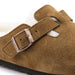 Birkenstock Women's Boston Mink Natural Suede Shearling - 343471 - Tip Top Shoes of New York