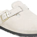 Birkenstock Women's Boston Shearling Antique White Suede - 3012471 - Tip Top Shoes of New York