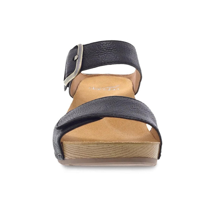 Dansko Women's Tanya Black Milled Burnished Leather - 9014151 - Tip Top Shoes of New York