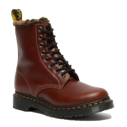 Dr. Martens Women's 1460 Serena Brown Leather - 7722266 - Tip Top Shoes of New York