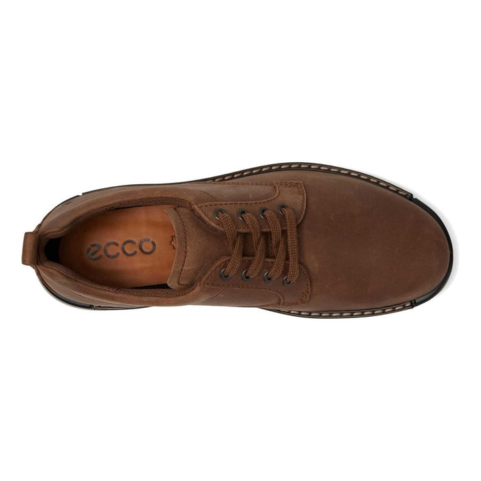 Ecco Men's Fusion Plain Toe Oxford Brown Nubuck - 3014980 - Tip Top Shoes of New York