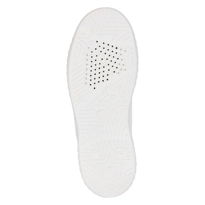 Geox Girl's Mikiroshi White/Black Bolt (Sizes 31-36) - 1082021 - Tip Top Shoes of New York