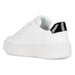 Geox Girl's Mikiroshi White/Black Bolt (Sizes 31-36) - 1082021 - Tip Top Shoes of New York