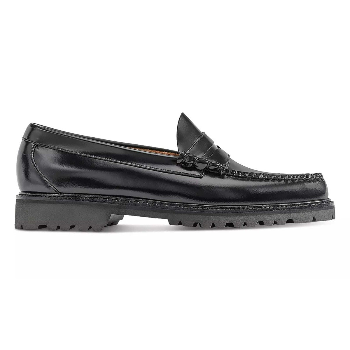 G.H.BASS | Men's Larson Lug Weejuns Loafers | Black | Size 7.5 G.H.BASS | Men's Larson Lug Weejuns Loafers | Black | Size 7.5