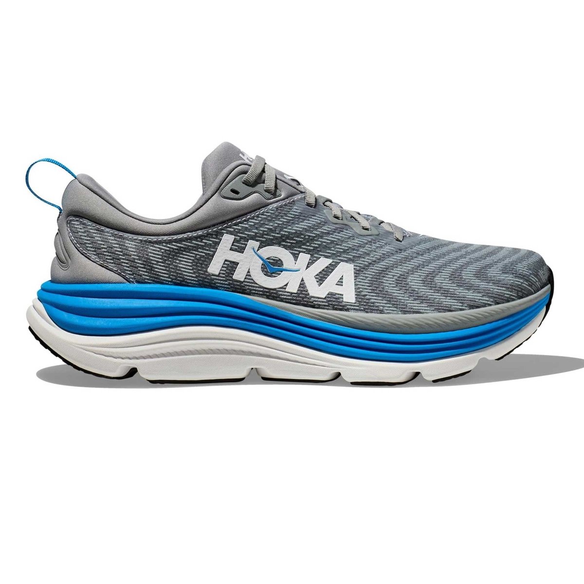 Hoka Men\'s Gray and Blue Athletic Shoes HOKA Men main image 2