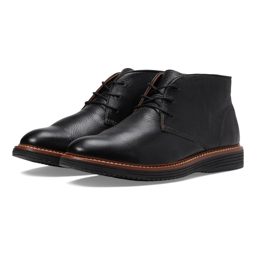 Johnston & Murphy Men's Upton Chukka Black Leather - 9015225 - Tip Top Shoes of New York