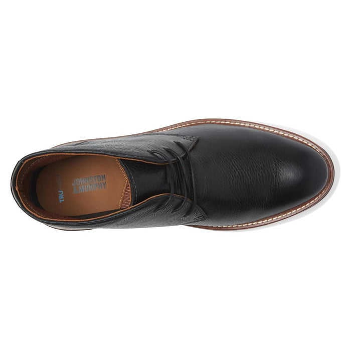 Johnston & Murphy Men's Upton Chukka Black Leather - 9015225 - Tip Top Shoes of New York