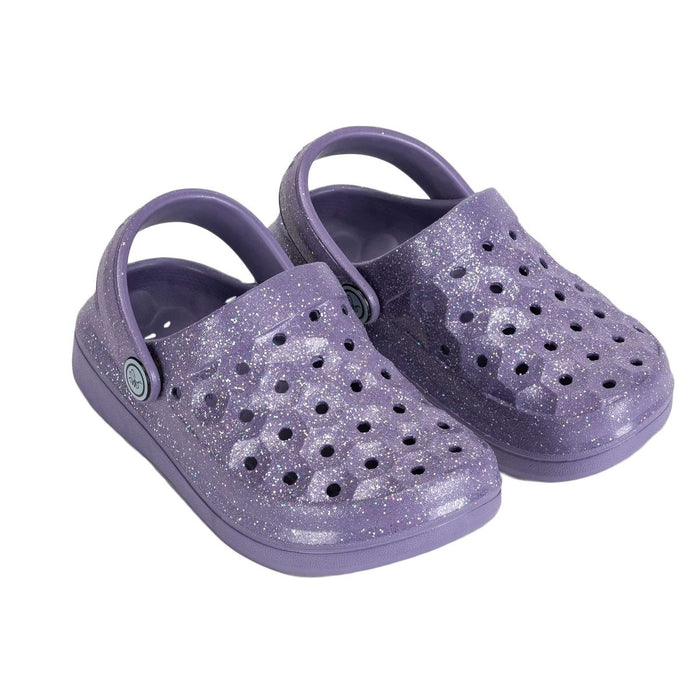 Joybees GS (Grade School) Varsity Clog Glitter Purple - 1084652 - Tip Top Shoes of New York