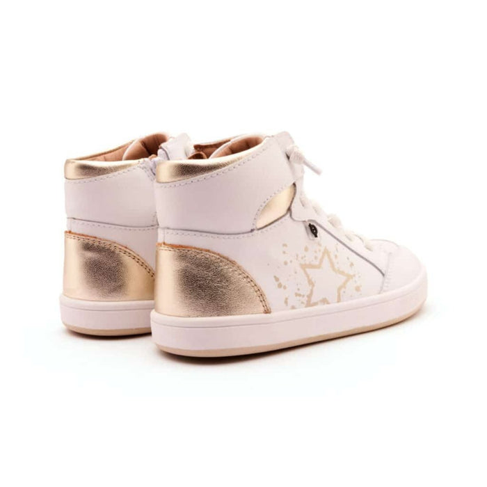 Old Soles Girl's High Splash Snow/Gold - 1083490 - Tip Top Shoes of New York