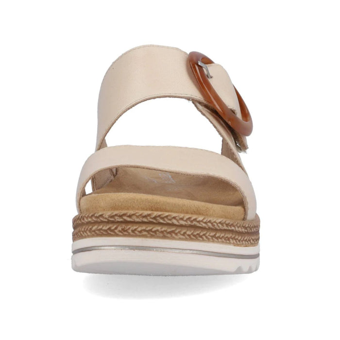Rieker Women's D0Q51-80 Jocelyn Chalk/Pebble Leather - 9013890 - Tip Top Shoes of New York