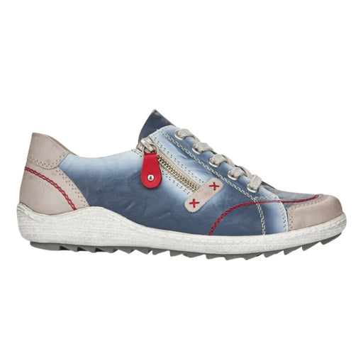 Rieker Women's R1427-12 Liv Ice/Azure/Rosso Leather - 9013908 - Tip Top Shoes of New York
