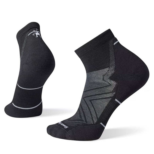 Smart Wool Run Targeted Cushion Ankle Socks Black - 3005611 - Tip Top Shoes of New York