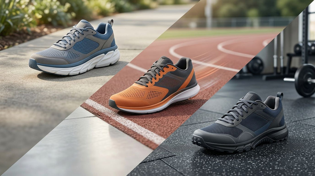 Adidas shoe categories for walking, running, and training