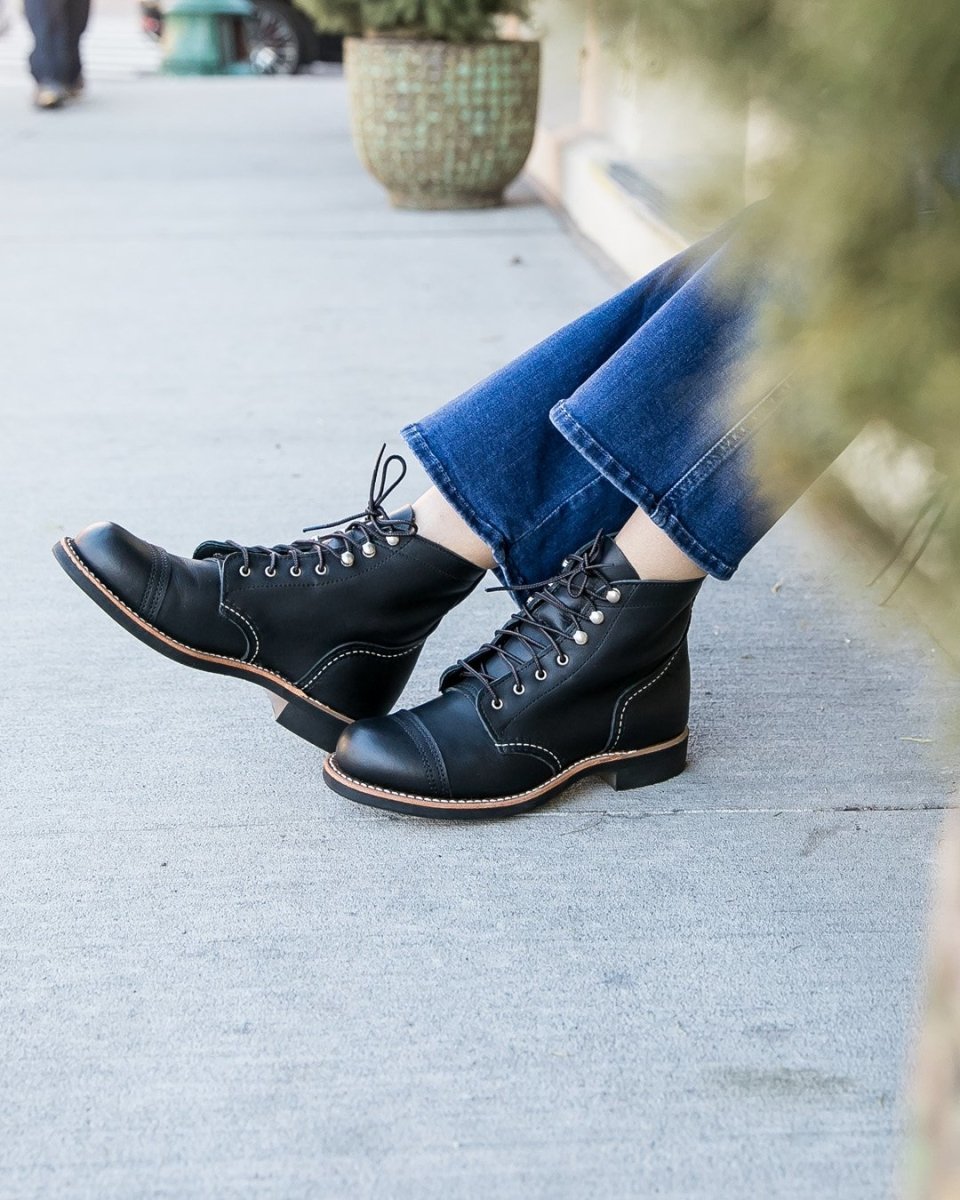 Red Wing Women's Iron Ranger Black - Tip Top Shoes of New York