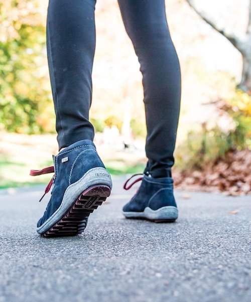 Rieker Women's Remonte Ankle Boot "Navy Leather" - Tip Top Shoes of New York