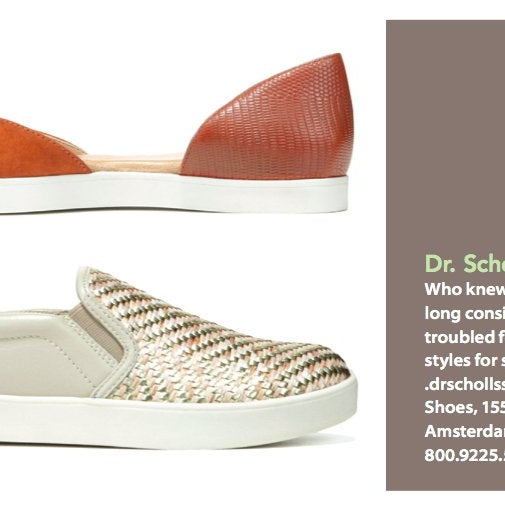 Tip Top and Dr.Scholl’s Featured In Where New York - Tip Top Shoes of New York