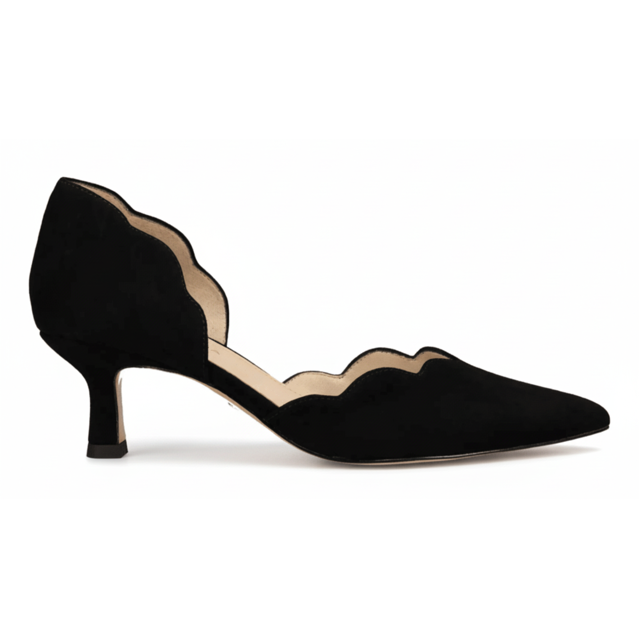 Pelle Moda Women's Keala d'Orsay Black Kids Suede