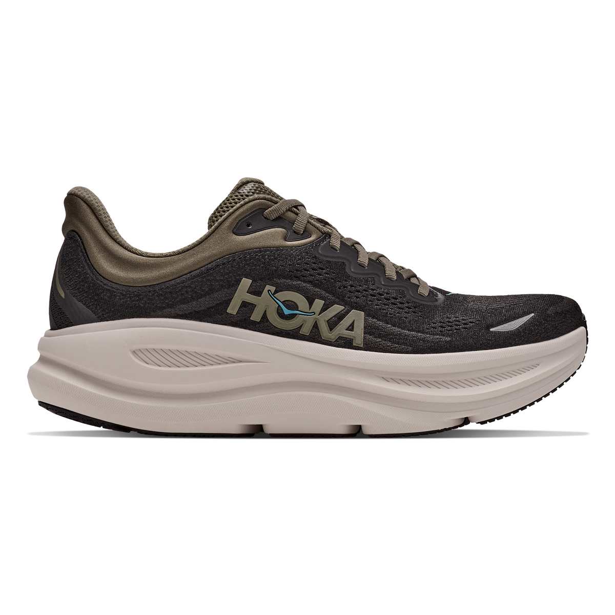 Hoka One One Men's Bondi 9 Black/River Rock