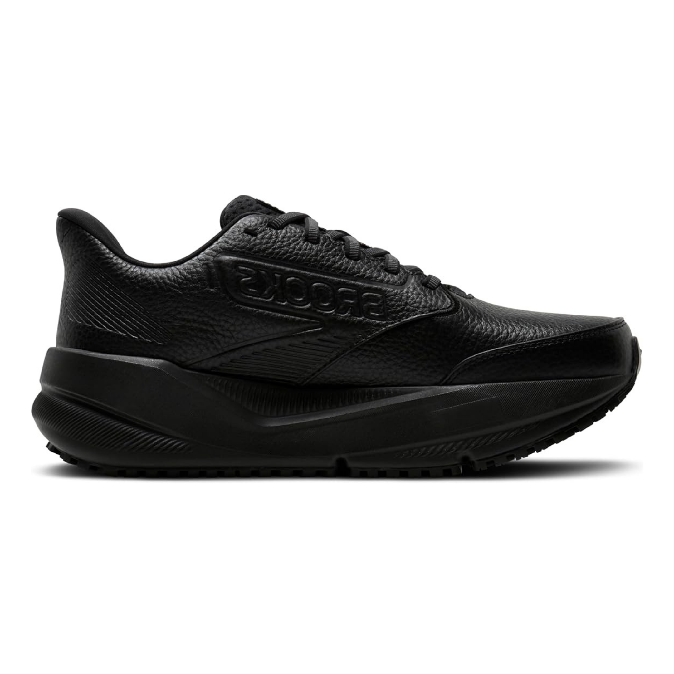 Brooks Men's Ghost Max Black Slip Resistant