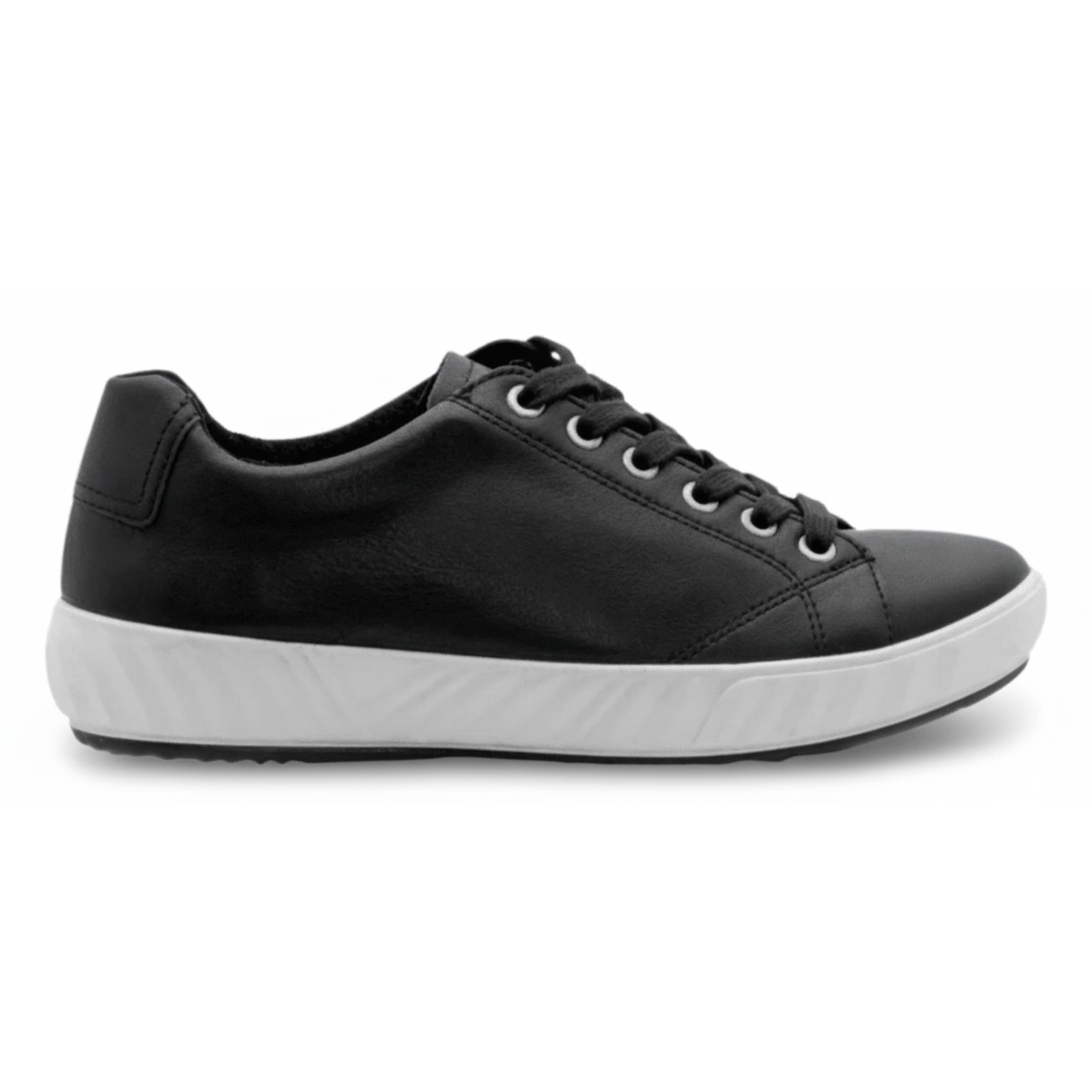 Ara Women's Alexandria Black Leather/White Sole