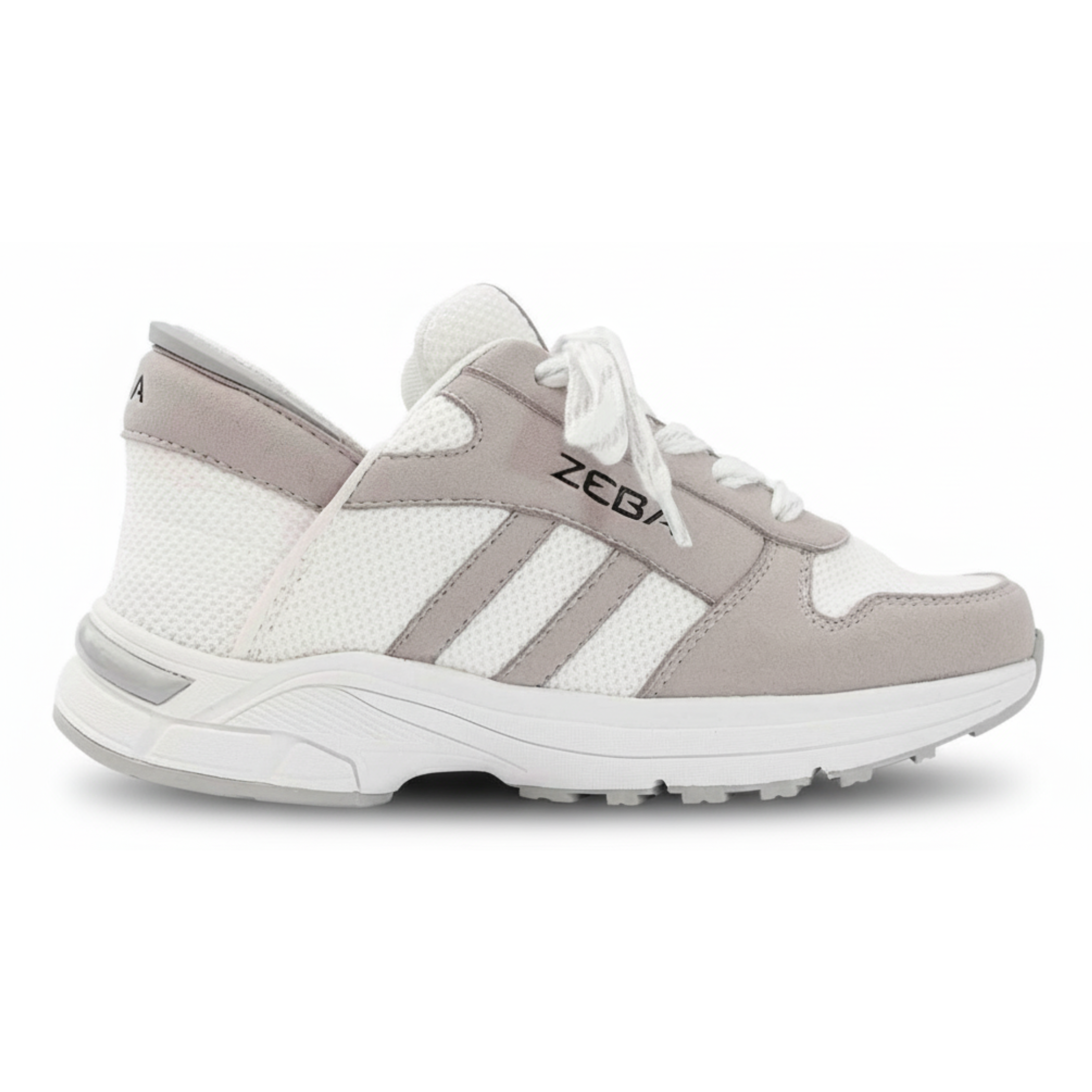 Zeba Women's White/Sand Slip On