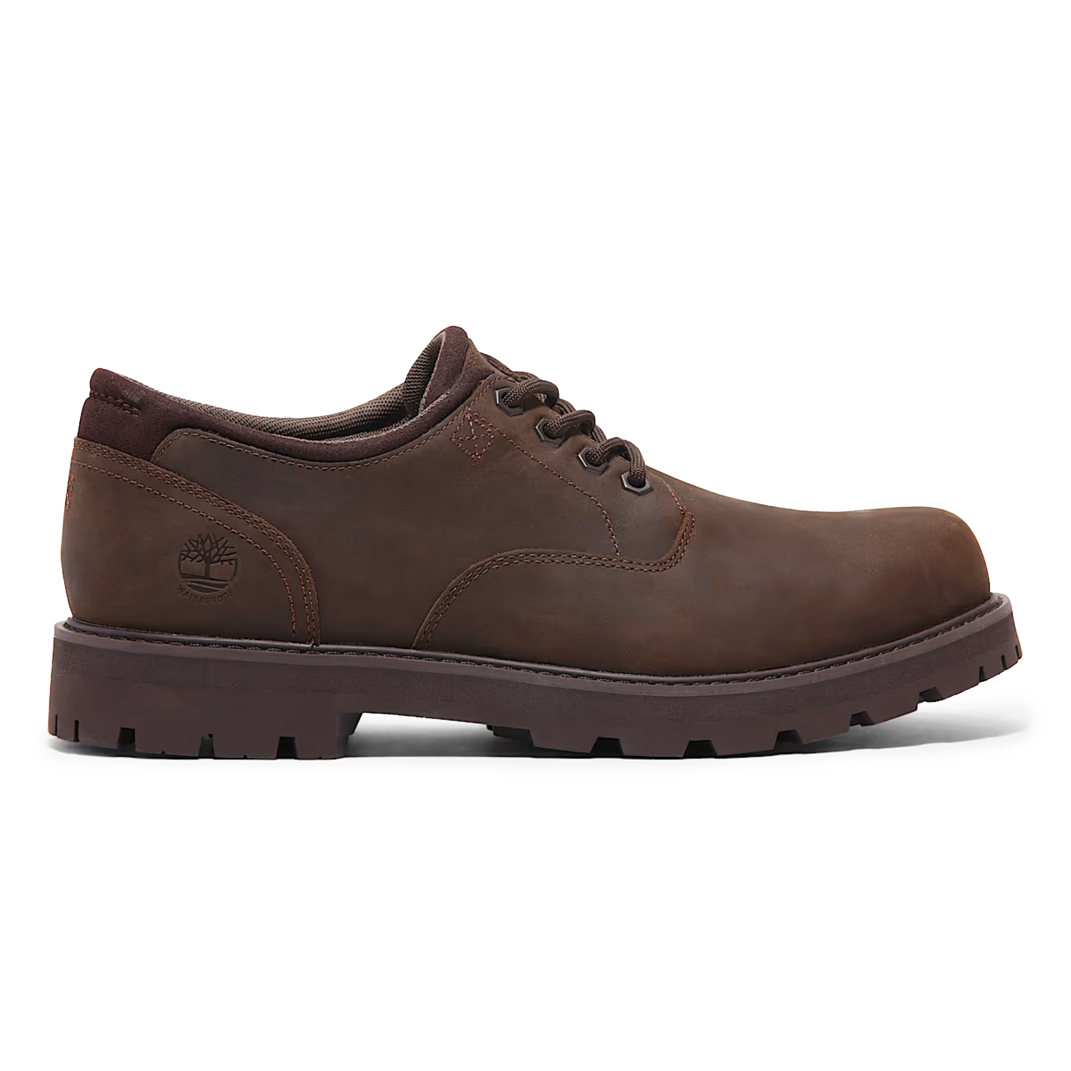Timberland Men's Britton Road Dark Brown Full-Grain Leather Waterproof