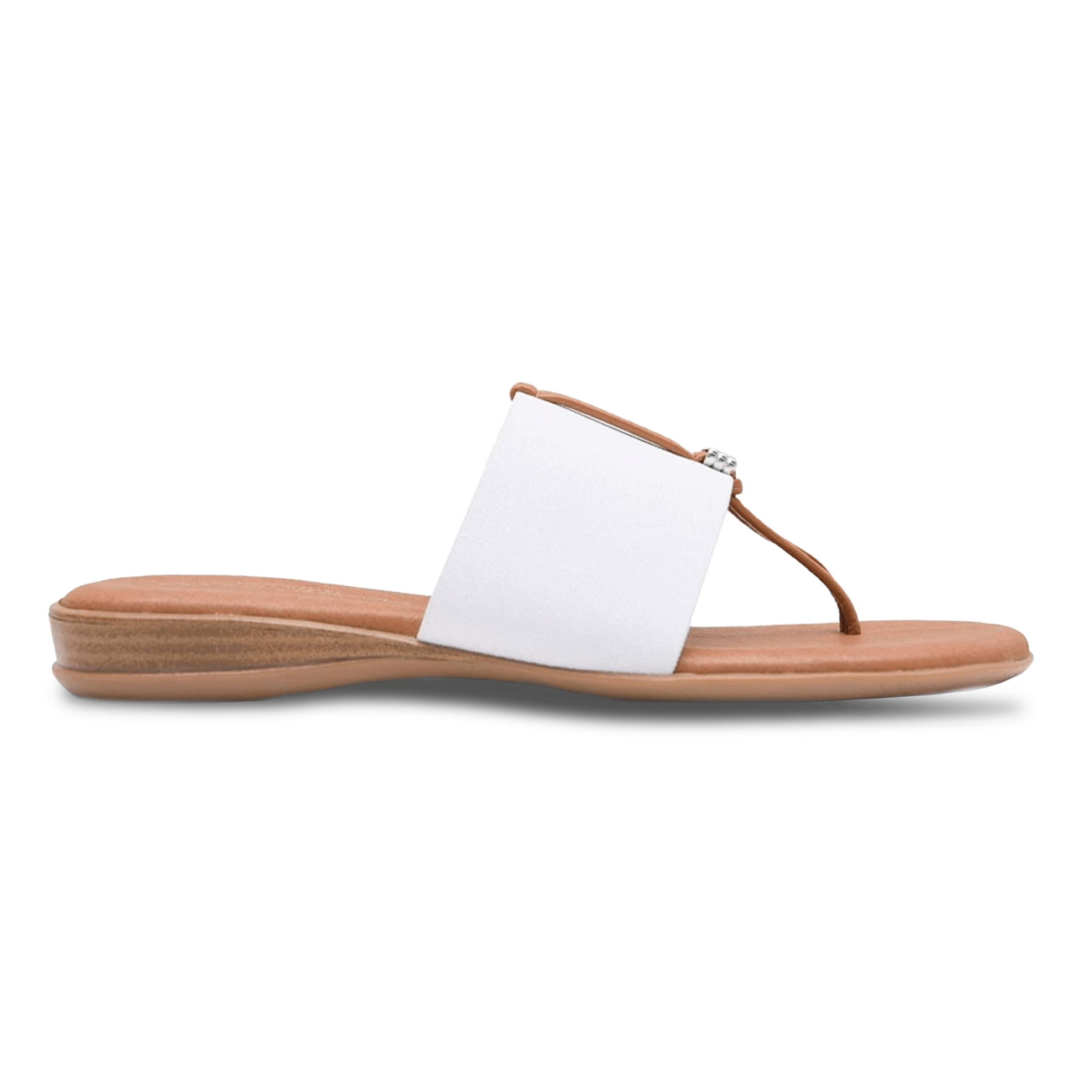 Andre Assous Nice Featherweights ™ Elastic Sandal (White)