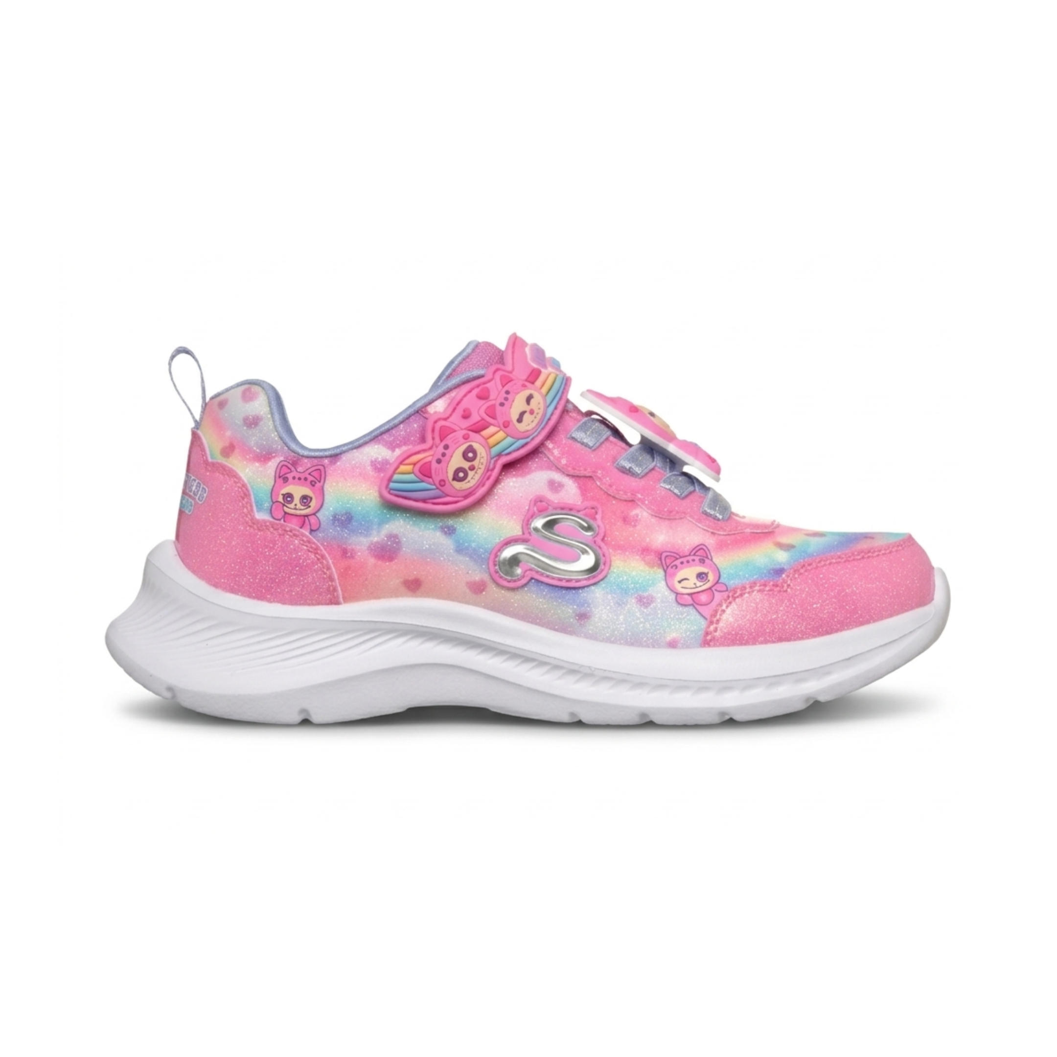 Skechers Girls 302363L Pink/Multicolor Cutie Critters