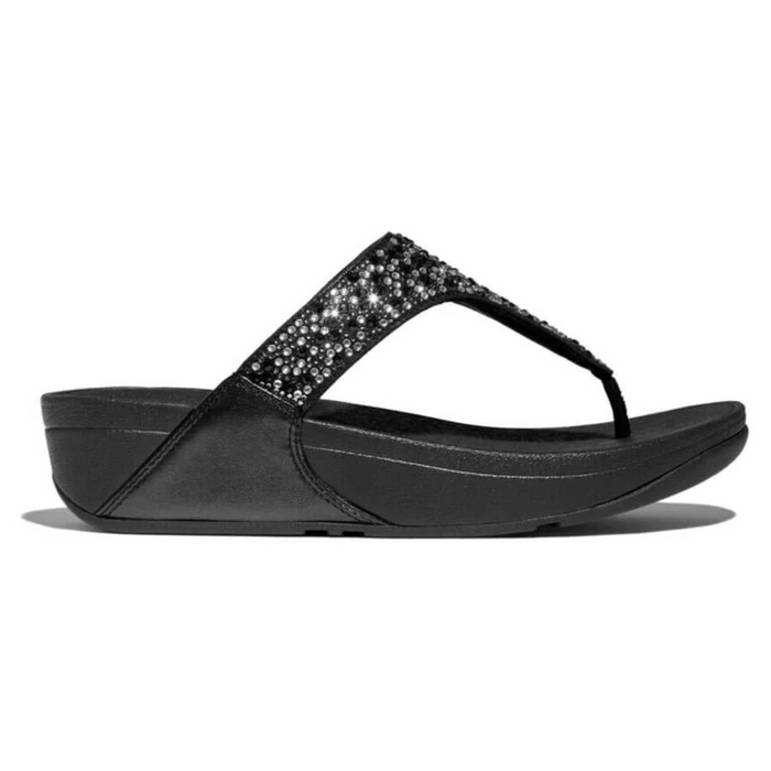 FitFlop Women's Lulu Crystal Mix Black