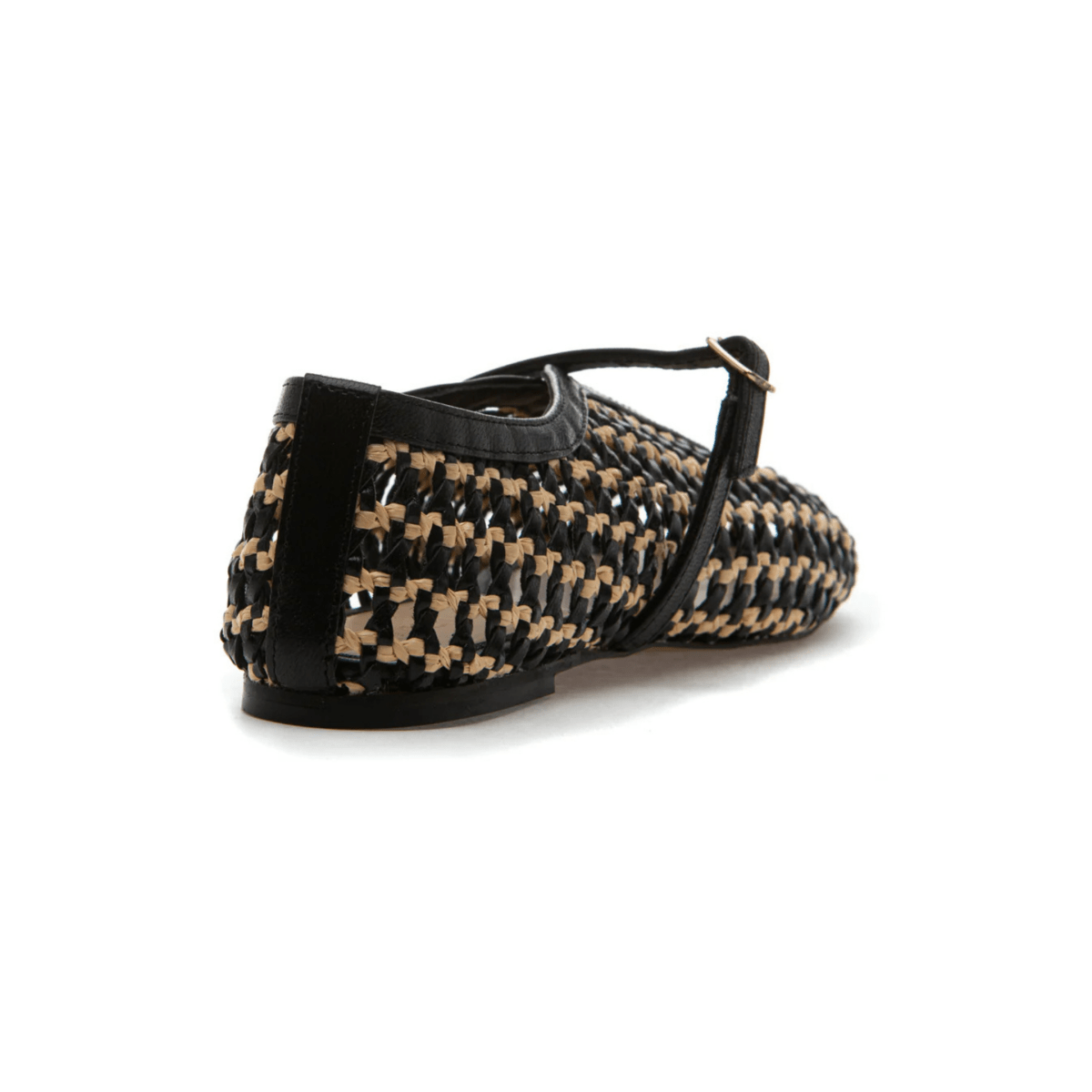 275 Central Women's Izabel Black/Raffia - 11030137 - Tip Top Shoes of New York