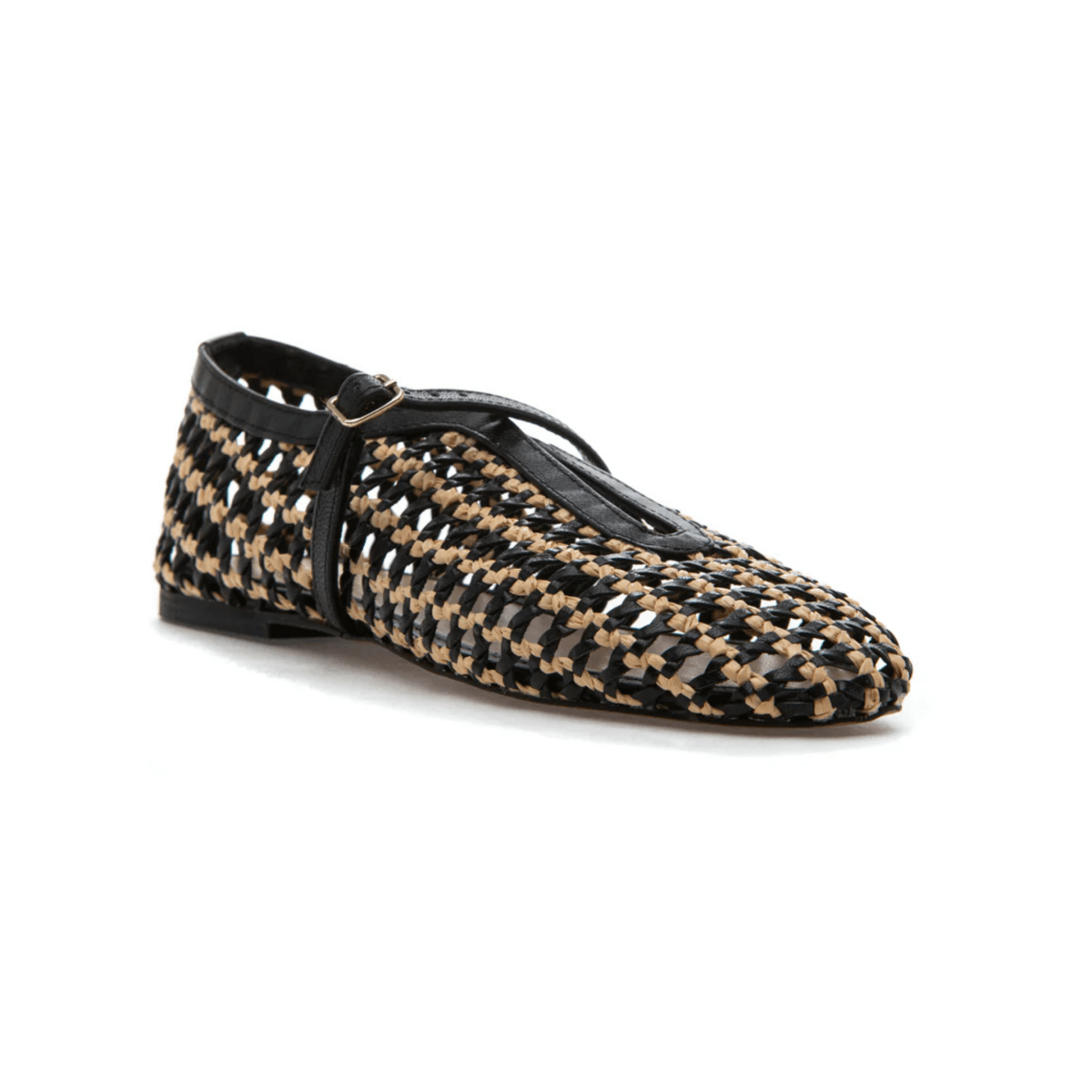 275 Central Women's Izabel Black/Raffia - 11030137 - Tip Top Shoes of New York